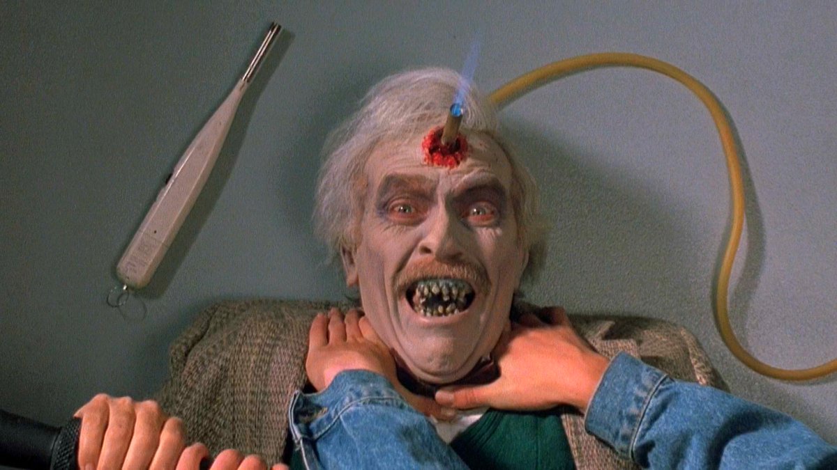 halloweenmancom's tweet photo. Ladies and germs, the best gore effect in this movie. #creepingdreadtheater #chud2 https://t.co/1reeXmmo41