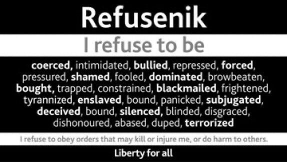 MissMambaM's tweet image. The principle of autonomy is written into the Nuremberg Code.
#refusenik