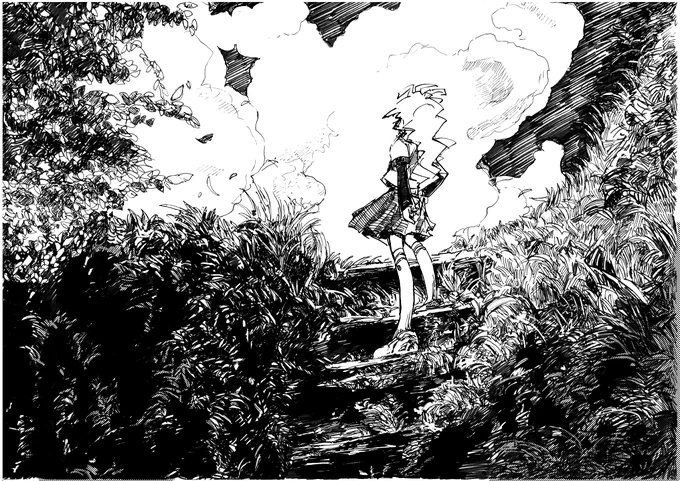 #梅雨空なので夏空が見たい 