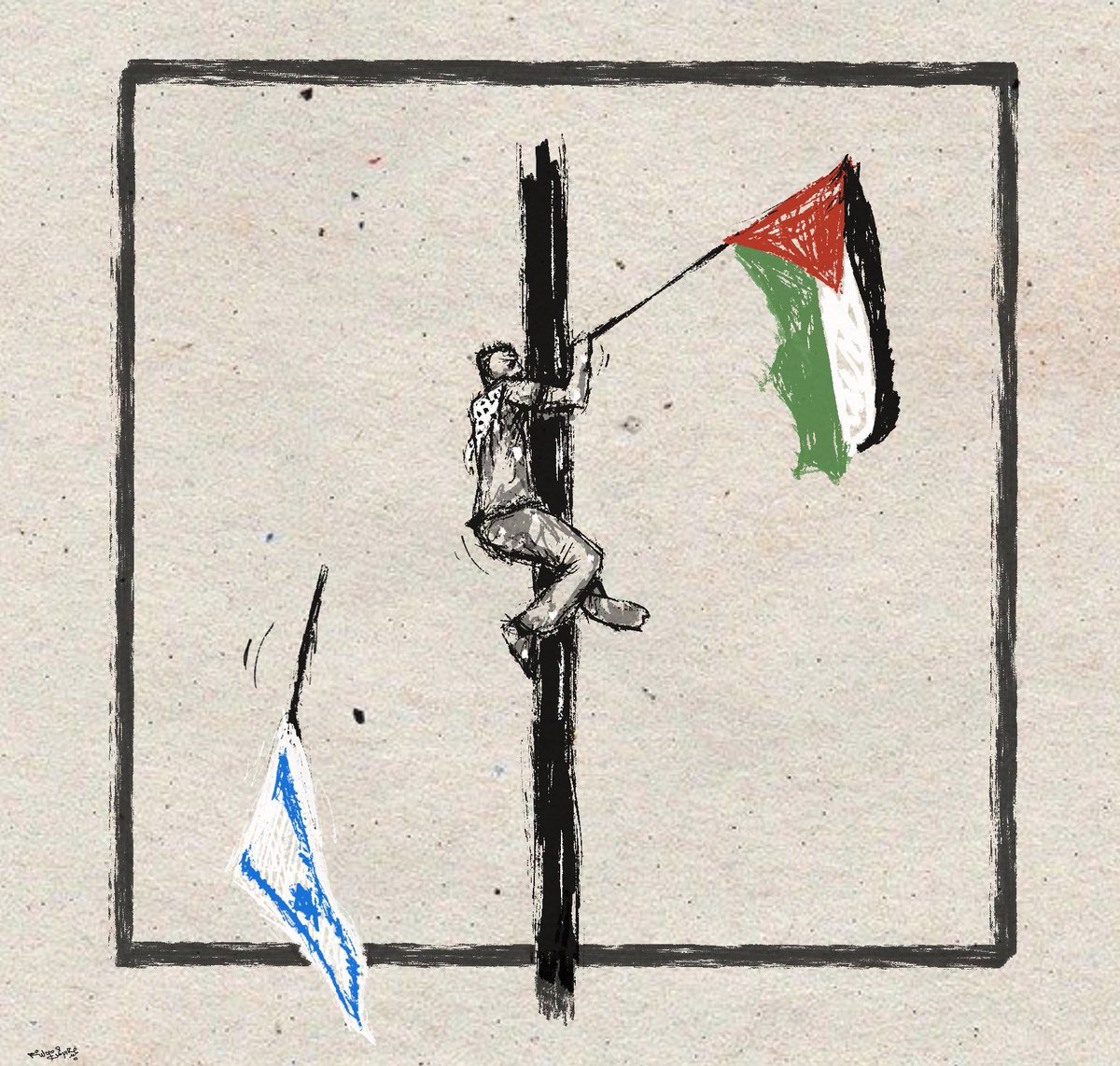 • Ve Allah,sana şanlı bir zaferle yardım eder .."
şükürler olsun geceyi sabaha kavuşturan Rabbe
#FilistinKazanıyor #فلسطين_تنتصر