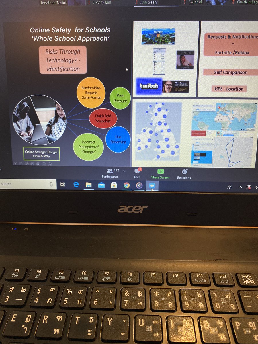 SIAInstitute's tweet photo. 122 people across the @FOBISIA1 network currently attending the keynote from @Besafe_Online working on understanding how to keep pupils safe #online #teachlearnlead https://t.co/7JFjKUUlQq
