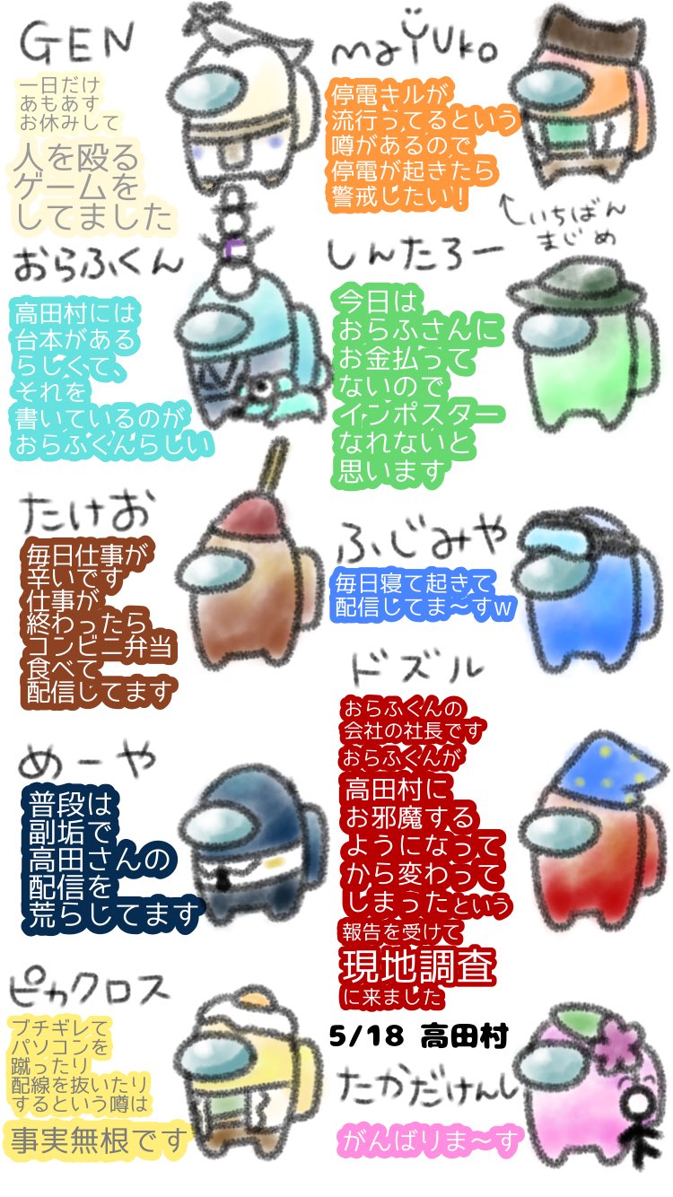 まゆげ アマングアス 5 18高田村 ドズルさん初参戦の授業参観回 冒頭挨拶パートからみんな面白くて 特におらふくんが高田村のシナリオを書いてる話が面白かったです おらふくんアーカイブ T Co U18j0u15dy T Co Ocnqgzt47g Twitter まゆげ アマングアス 5 18高田村 ドズルさん初参戦の授業参観回 冒頭挨拶パートからみんな面白くて 特におらふくんが高田村のシナリオを書いてる話が面白かったです おらふくんアーカイブ T Co U18j0u15dy T Co Ocnqgzt47g Twitter