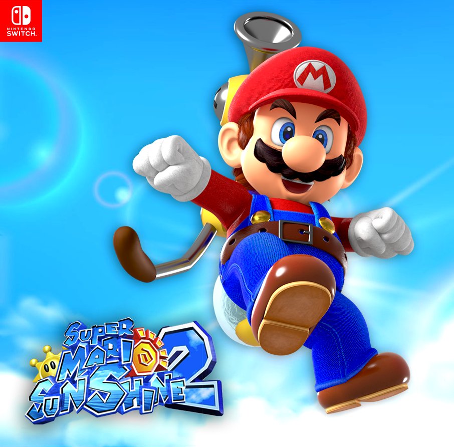 bænk tragt Grundig Shine on Twitter: "Super Mario Sunshine 2 for the Nintendo Switch?!?  https://t.co/zNElxTGPyP" / Twitter