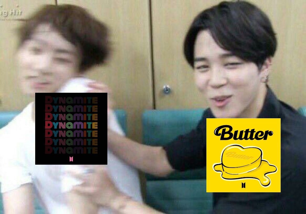 ⁶₁³➸Suva⁷ (📚) ∞ 🦕🧈👅's tweet - "@BIGHIT_MUSIC DYNAMITE🎊 BUTTER🤙 " - Trendsmap