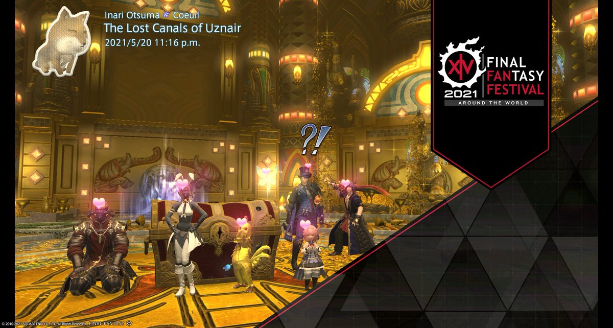 IOtsuma's tweet image. Home World Name: Coeurl
Character Name: Inari Otsuma
Character Profile URL: na.finalfantasyxiv.com/lodestone/char…
Desired Prize Item: Gaelicap
Brief Comment: Went in a Raider of Shifting Altars I...came out Raider of Shifting Altars IV. #sadRNGLife
#FFXIVFanFest #FanFestUznair #Sweepstakes