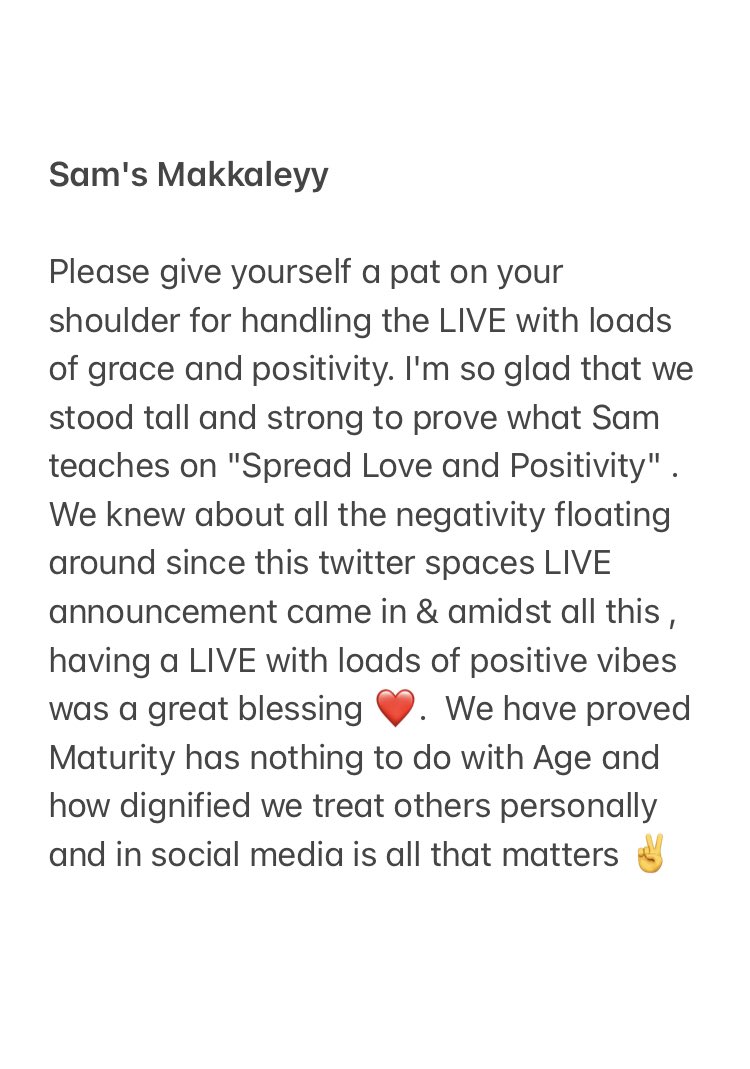 KathySamuel19's tweet photo. Gratitude 🙏🥺
@samvishal280999
#SpacesWithSam #SpacesuvomWithSam #SamVishal #SamVishalArmy #puresoul #samiens #samisablessing #mediamasons @ravoofa @MediaMasons #mediamasons #murattusingle #supersinger #VijayTelevision @sivaangi_k #sivaangi https://t.co/DS2FH3qRc1