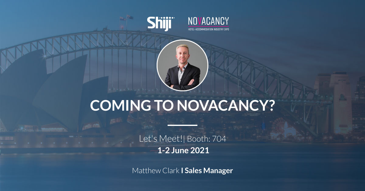 Less than 2 weeks to go, let's meet at <a href="/novacancyexpo/">NoVacancy Hotel + Accommodation Industry Expo</a> shijigroup.com/solutions/lp/n…  <a href="/ShijiGroup/">Shiji Group</a> #hospitalityindustry #technologies #guestexperience