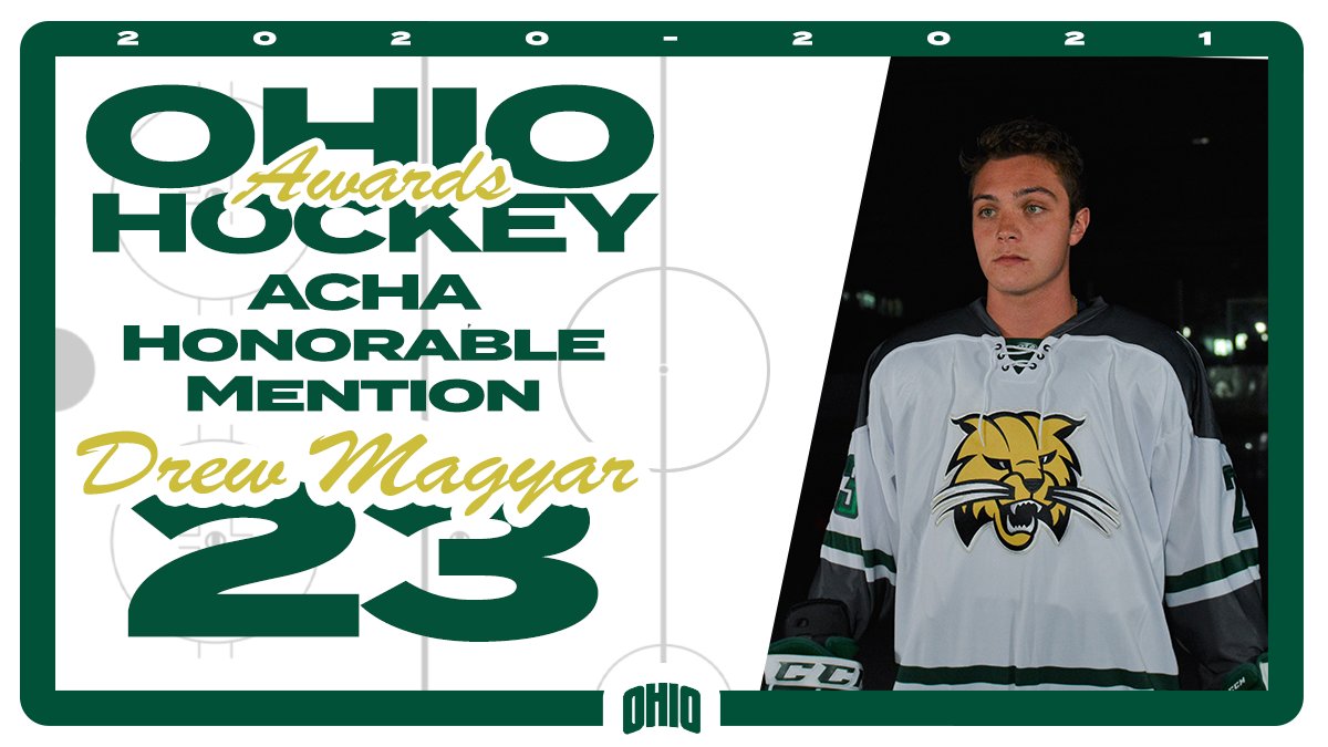 BobcatsHockey's tweet photo. OUr assistant captians @d_mags44 and @sturner279 made it on to the @achamensd1 Honorable Mention All Athletic Team! #ItsOUrTime https://t.co/WzrLUb9FUL