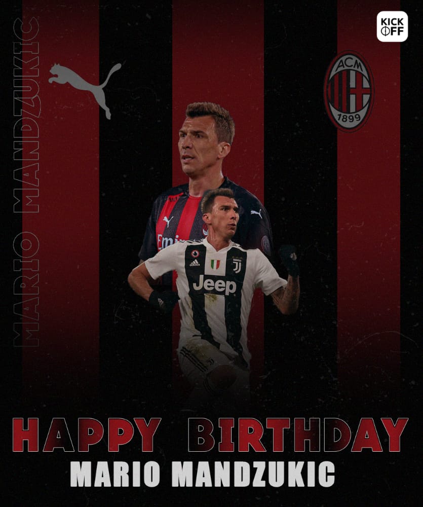 Here\s wishing Croatian striker and World cup finalist Mario Mandzukic a very happy birthday!!
.
.
.
© Kickoff 