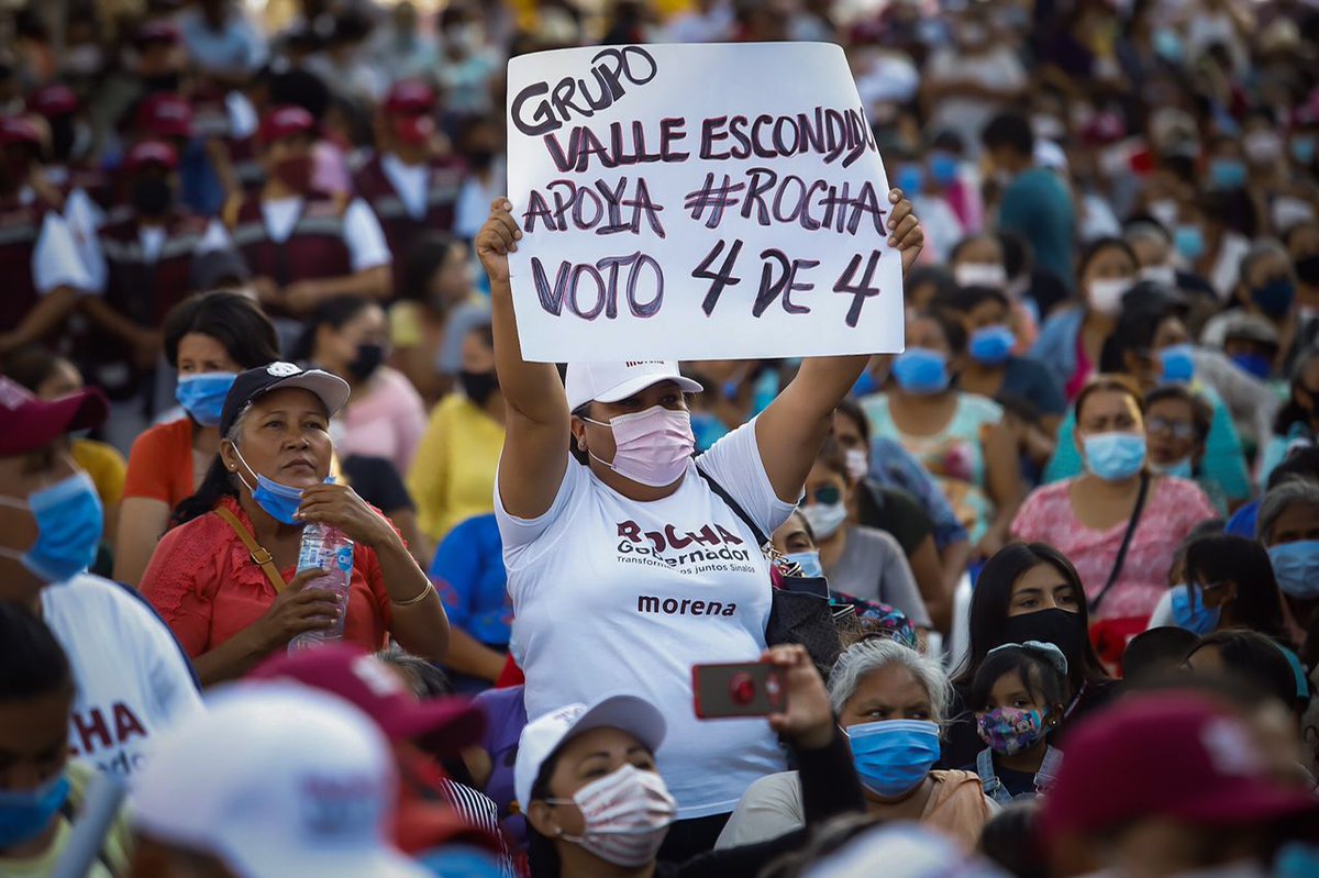 Gran cierre de campaña municipal en El Fuerte, Sinaloa. Las y los sinaloenses vamos a defender ¡la transformación de nuestra tierra!. Agradezco a todas y todos por el gran apoyo, me motiva y tengo la plena seguridad que con ustedes todo sin ustedes nada. ¡Hagamos historia!