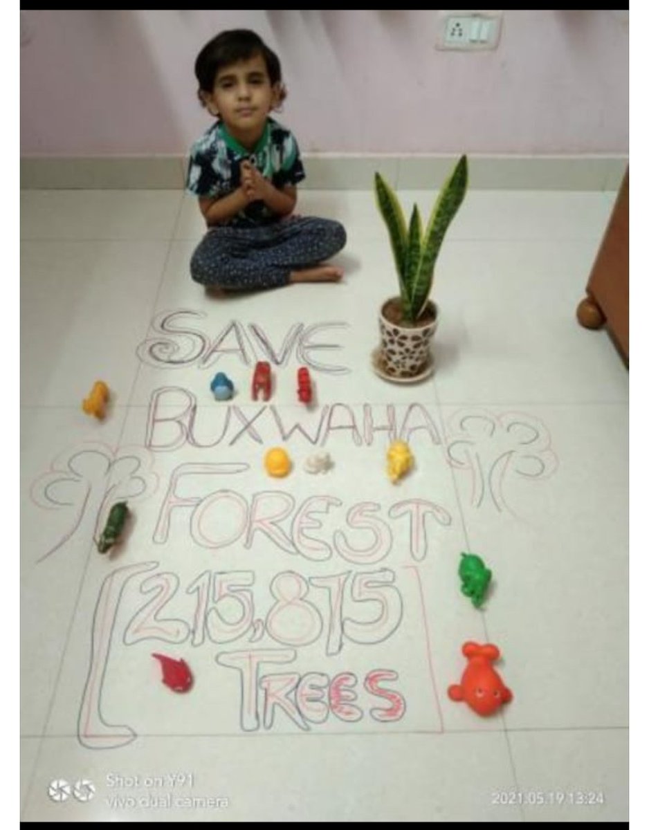 PreetiIngle4's tweet photo. या तो पेड़ बचेंगे या त्रासदी..🌳🌪️🌳

#SaveBuxwahaForest https://t.co/J9y2Nuj8ca