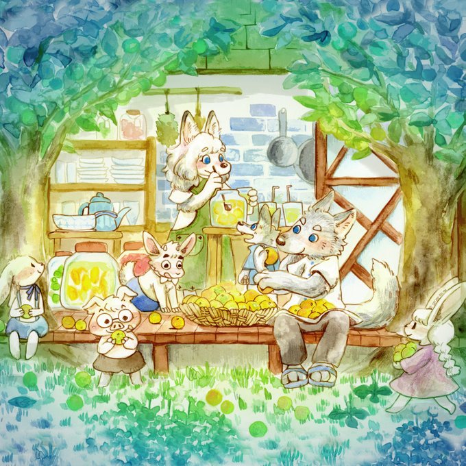 動物を擬人化のtwitterイラスト検索結果 動物を擬人化のtwitterイラスト検索結果