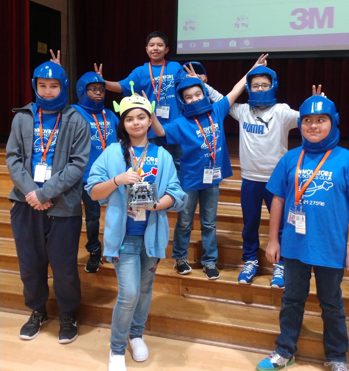amahied's tweet photo. @FIRSTweets This one is from two years ago. All of the students here are still participating in Robotics every season https://t.co/CJPSqm9IKj