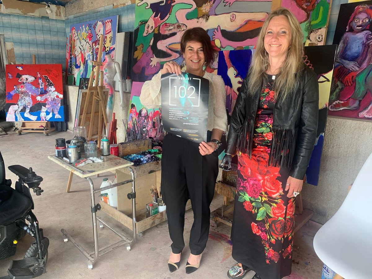 Le <a href="/Projet_102/">Projet 102</a> rencontrait aujourd'hui <a href="/PriscillDeborah/">Priscille Deborah</a>, #artiste, plasticienne, et première française à avoir été équipée d'un bras bionique. #art #resilience #innovation #prothese #handicap #neurosciences