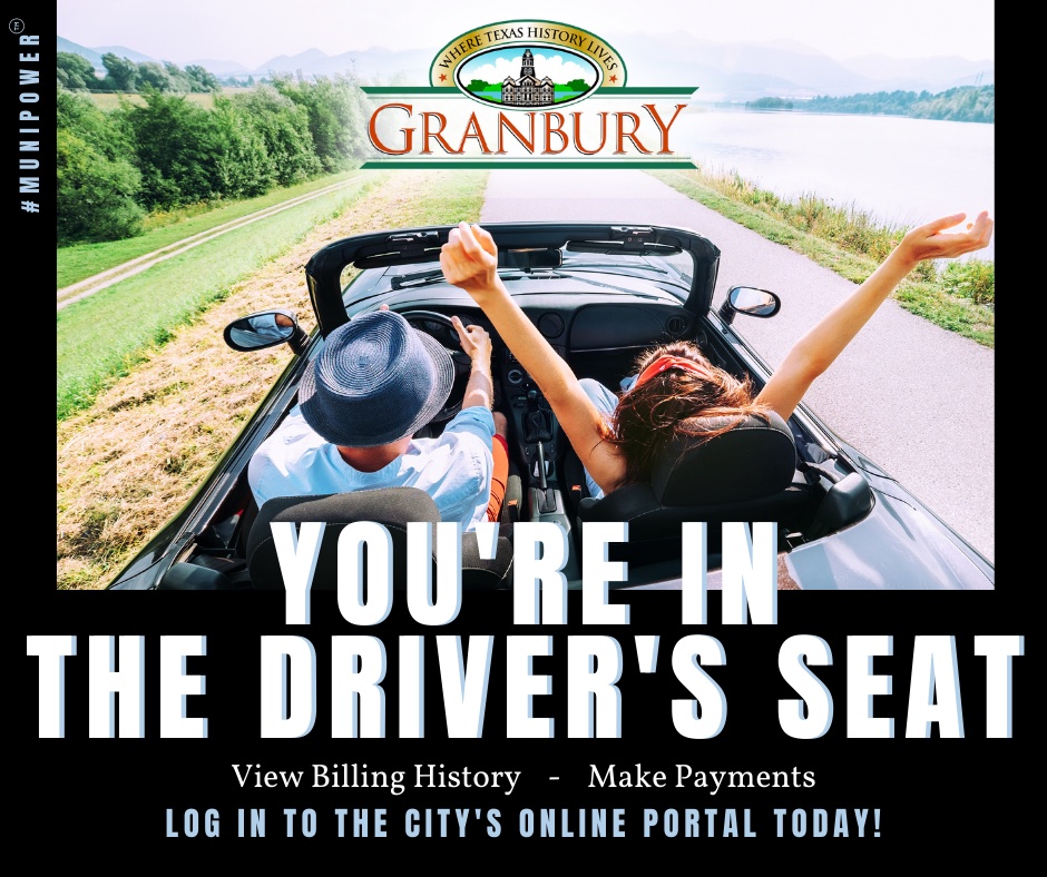 With the online utility portal, you're in the driver's seat! Log in today to view billing history, make payments, and more. #MuniPower