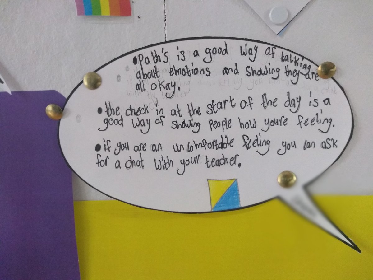 whiteaine1's tweet photo. Some lovely SEL messages and strategies visible in Thorntree Primary this week as they continue their PATHS journey. Keep up the great work everyone!👏👏👏 @htthorntree @Hornjus @PATHSEdUK https://t.co/yBuC4Usaxq