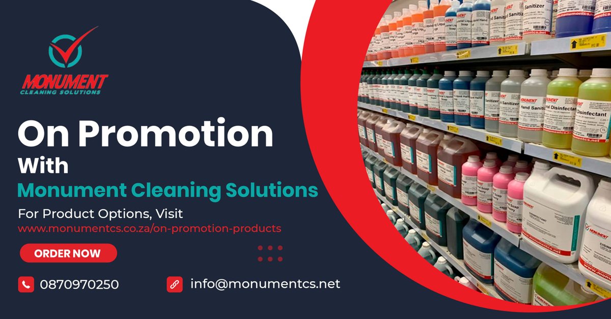 #Massive #Savings #Checkout our #Products #OnPromotion 😀👍🧴📕🖍️💙 #Clickhere to view monumentcs.co.za/on-promotion-p… Ideal for #Restaurants #Schools #Workplaces #Industrial