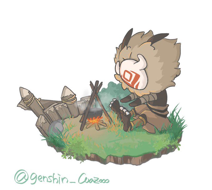 「campfire cooking」 illustration images(Latest)