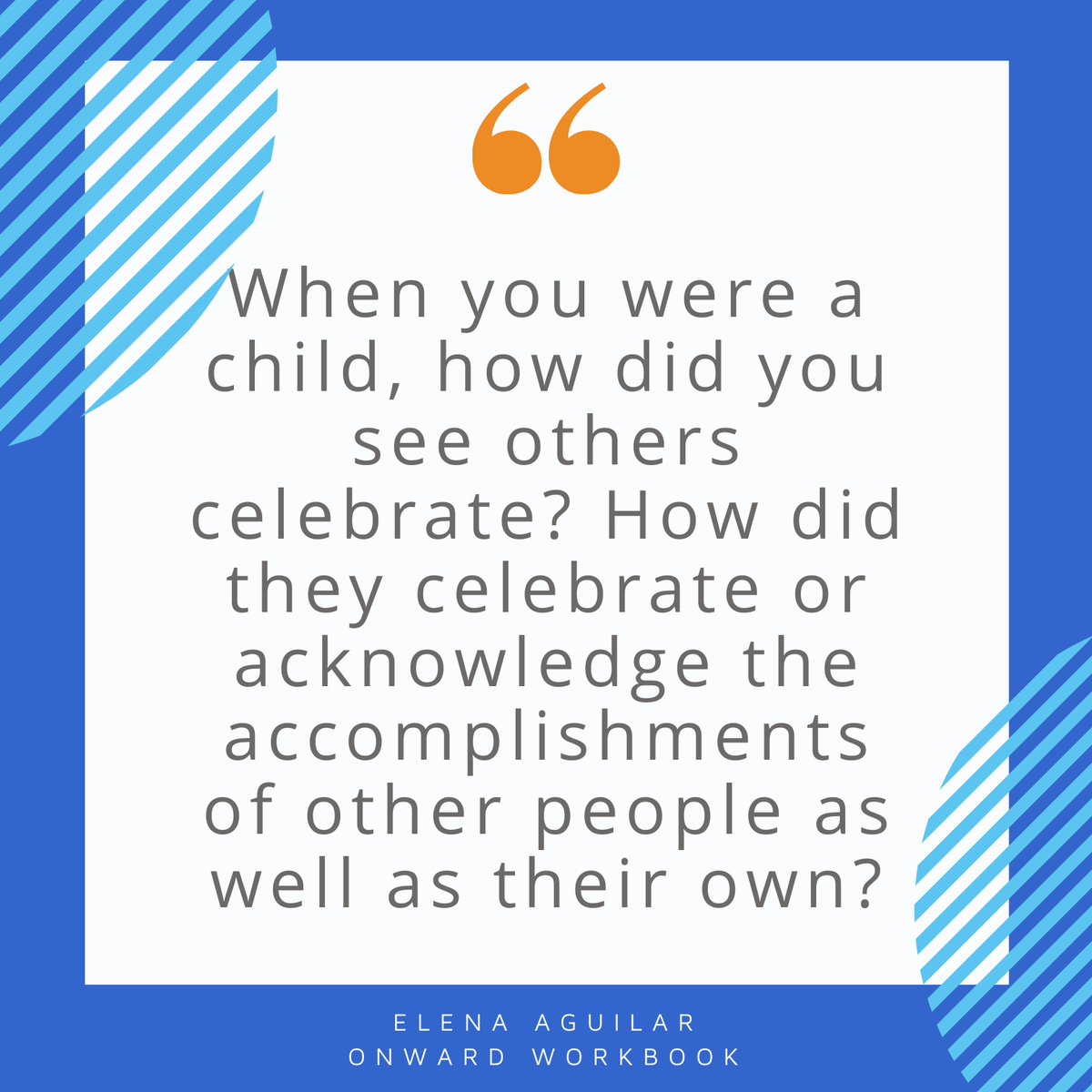 brightmorningtm's tweet photo. Prompts like this will help you explore the beliefs and attitudes you hold around celebrations, and, in particular, celebrating your own accomplishments. https://t.co/t4cRpmJ5H8