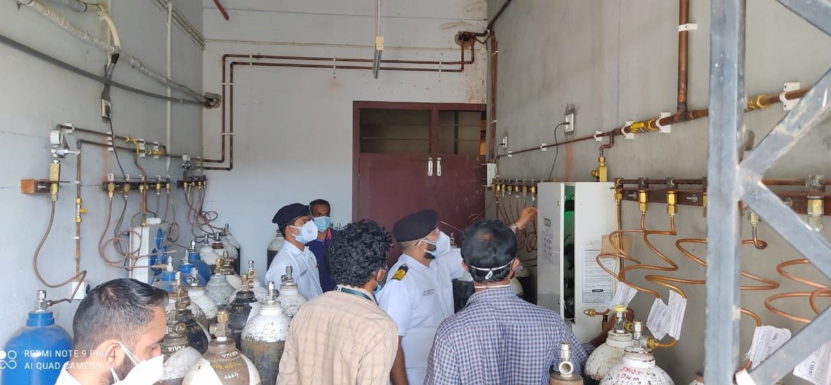 1/3 #JUSTIN #FlashNews 

Reports of #Kerala govt hospitals not conducting #fireaudits: 

@indiannavy says it conducted a fire safety audit of Govt hospitals in various districts of Kerala upon request by the chief secretary. 

#COVID19India #CoronaSecondWave @CMOKerala
