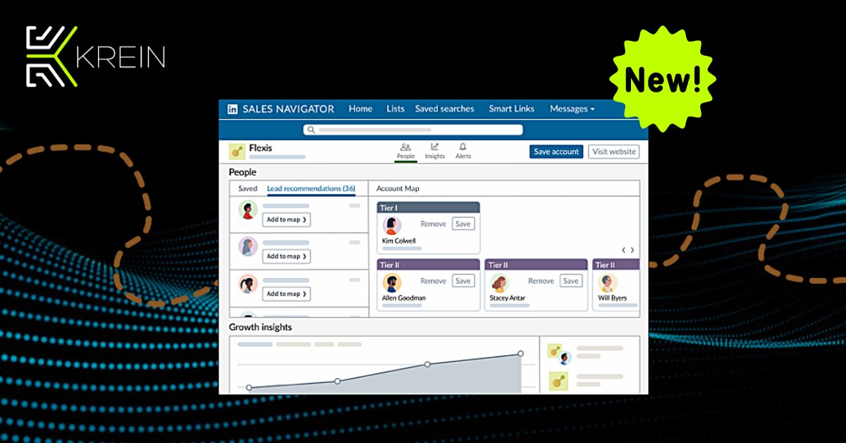 Krein_it's tweet image. Find and engage the right buyers with a new interactive #AccountMap* that suggests new leads and helps you visualize your entire buying committee. An easy way to identify gaps and prioritize your efforts within the account.

↓Know more on LSN
bit.ly/3yqSkMF