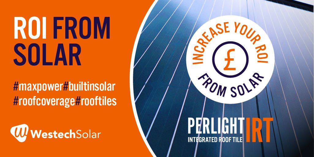 Maximising your ROI from Solar 💵

Offering maximum roof coverage, Perlight IRT helps you to increase your ROI from solar. 

#roi #maxpower #solarroof #builtinsolar #roofcoverage #rooftiles #solar #solartechnology #solarrooftiles #westechsolar