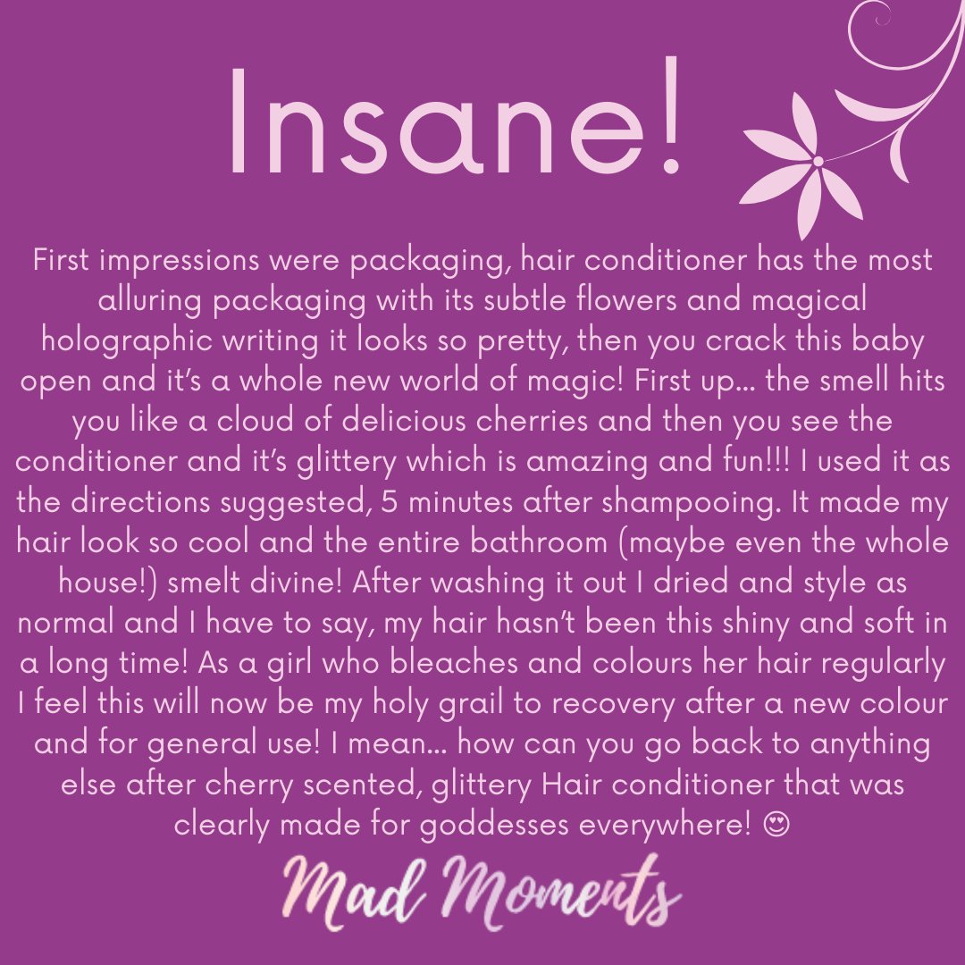 What a review 😍😍😍
⭐⭐⭐⭐⭐

#Review #hair #SmallBusiness 

MadMoments.co.uk