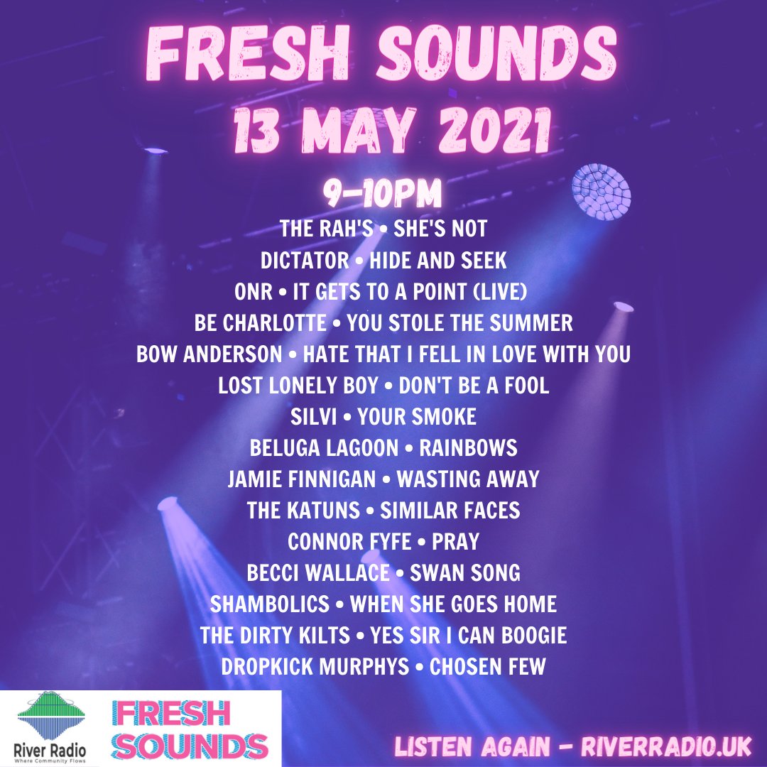 Fresh Sounds (@ukfreshsounds) on Twitter photo Our show from 13th May is now available as well.
New tunes from @quichetheband <a href="/WeekendDebt/">WEEKEND DEBT</a> <a href="/hyytsmusic/">hyyts</a> <a href="/MonicaQueen4/">Monica Queen</a> <a href="/AbigailPryde/">Abi Pryde</a> <a href="/HunkpapaBand/">The craic</a> <a href="/StanleyOdd/">Stanley Odd</a> <a href="/therahsmusic/">The Rah's</a> <a href="/OnrHQ/">ONR</a> <a href="/iambecharlotte/">๐ฏ๐ฒ ๐ฐ๐ต๐ฎ๐ฟ๐น๐ผ๐๐๐ฒ</a> <a href="/BelugaLagoon/">Andrew O'Donnell</a> <a href="/Toidfish/">Becci Wallace McGarvey</a> <a href="/shambolicsmusic/">Shambolics</a> & more!
Listen ~ linktr.ee/ukfreshsounds Our show from 13th May is now available as well.
New tunes from @quichetheband <a href="/WeekendDebt/">WEEKEND DEBT</a> <a href="/hyytsmusic/">hyyts</a> <a href="/MonicaQueen4/">Monica Queen</a> <a href="/AbigailPryde/">Abi Pryde</a> <a href="/HunkpapaBand/">The craic</a> <a href="/StanleyOdd/">Stanley Odd</a> <a href="/therahsmusic/">The Rah's</a> <a href="/OnrHQ/">ONR</a> <a href="/iambecharlotte/">๐ฏ๐ฒ ๐ฐ๐ต๐ฎ๐ฟ๐น๐ผ๐๐๐ฒ</a> <a href="/BelugaLagoon/">Andrew O'Donnell</a> <a href="/Toidfish/">Becci Wallace McGarvey</a> <a href="/shambolicsmusic/">Shambolics</a> & more!
Listen ~ linktr.ee/ukfreshsounds