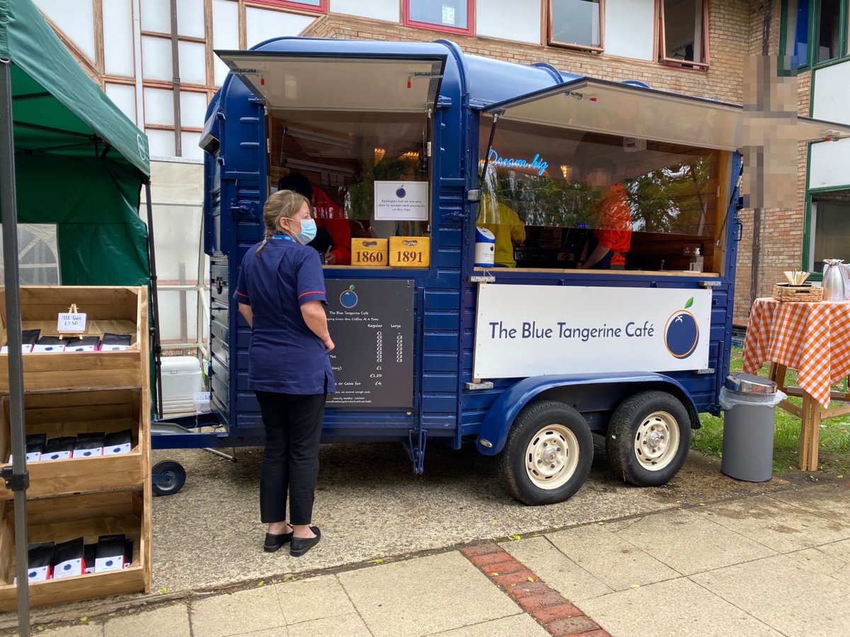 WestHertsNHS's tweet image. The @BTFederation coffee van has been a big hit at each of our hospital sites this week for #WellFest and today you can find it outside the Women’s and Children’s building at Watford until 2pm! Thanks to @RaiseWestHerts for organising this for #TeamWestHerts staff!