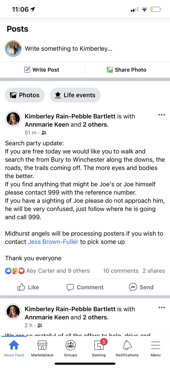 ellenhyde91's tweet photo. @HeartSouth please help us spread the word/awareness of Joe who has been missing since Tuesday! https://t.co/7BQJVezftS