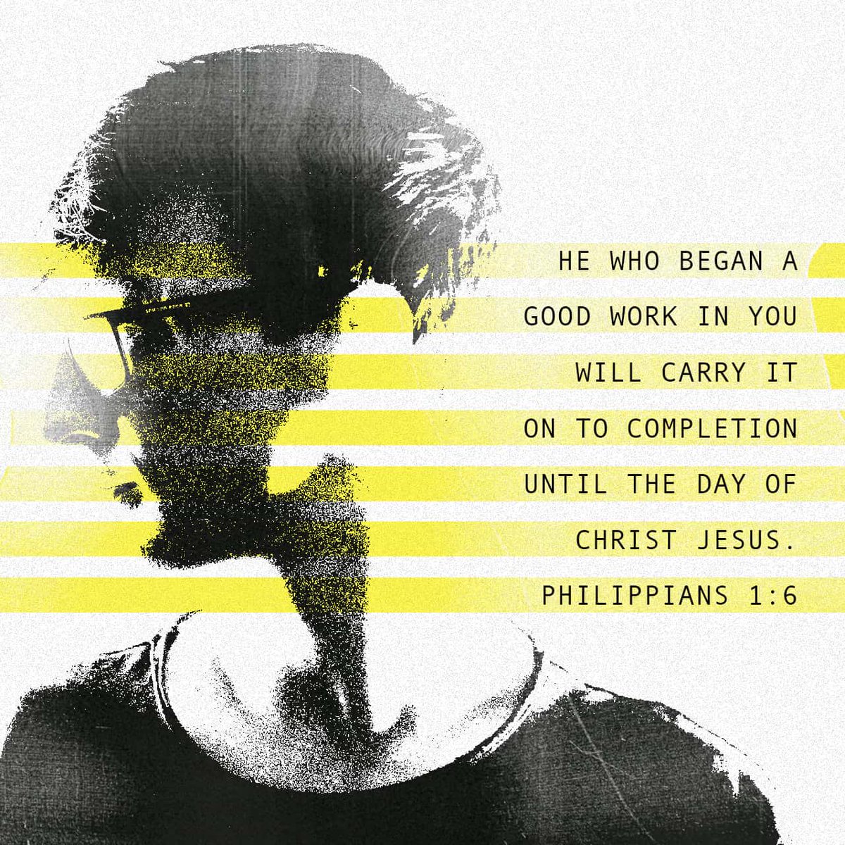 FolakeKolade's tweet photo. being confident of this very thing, that He who has begun a good work in you will complete it until the day of Jesus Christ;
Philippians 1:6 NKJV

https://t.co/zOd69UZUNR https://t.co/m9A3edoITg