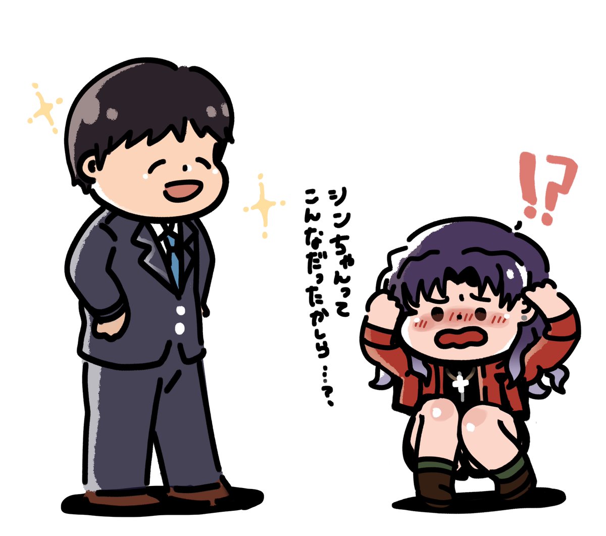 ケリをつけて旧劇の帰ってくる約束を守ってたらっていう妄想。深く考え