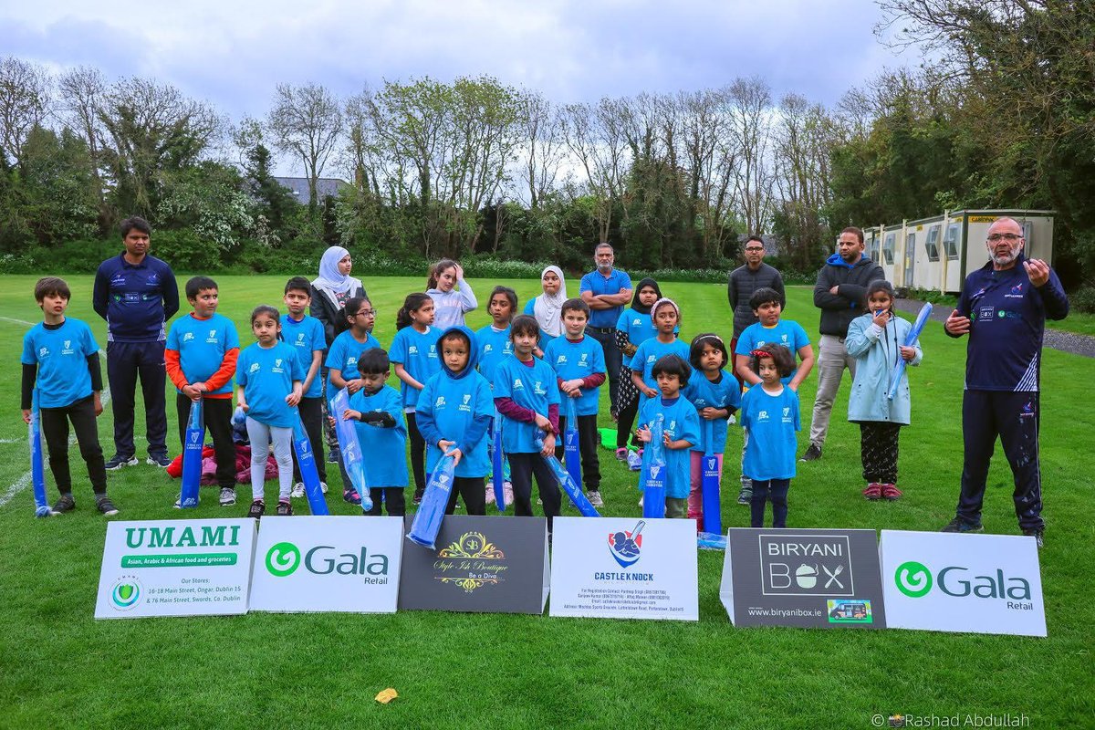 cricketleinster's tweet photo. Great to see all the action (and fun) @CastleknockC with brilliant growth in youth numbers #cricketfamily #participationinaction #starterpacks https://t.co/BGK2HoRppg