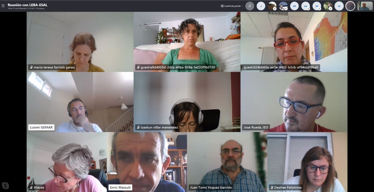 gemar_ieo's tweet photo. Hoy estamos en plena reunión con nuestrxs compis del @ieo_baleares del grupo #ECOBRED planificando las campañas 🚢 #ESMARES  para el estudio del circalitoral y batial rocoso en las demarcaciones Levantina-Balear y Estrecho-Alborán que se desarrollarán el próximo verano 🌊 https://t.co/CRUXS8lWk3