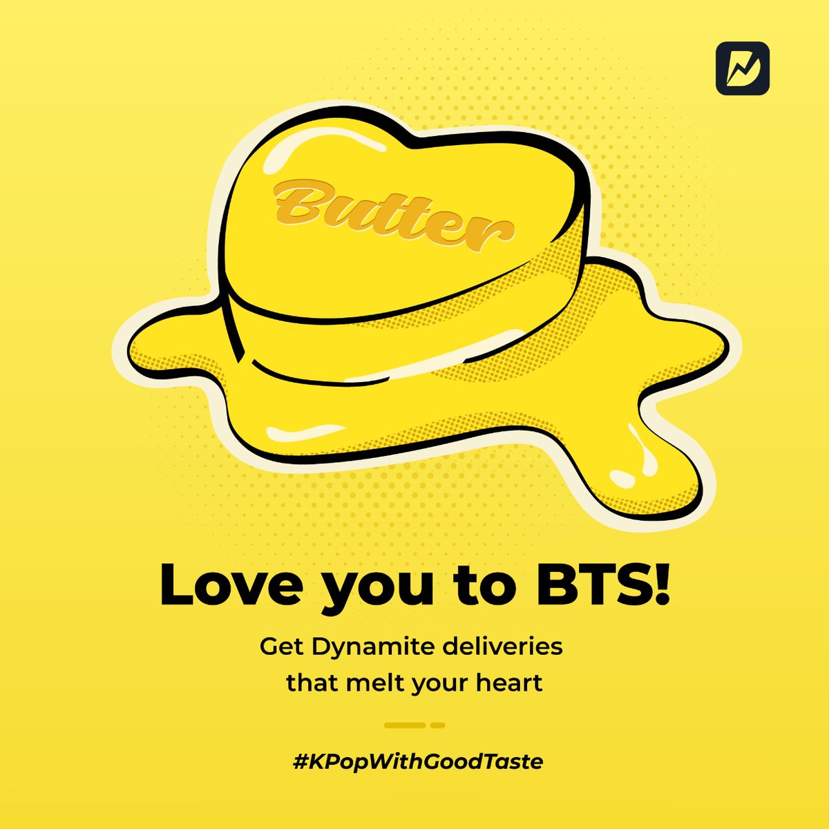 DunzoIt's tweet photo. Life goes on smoothly when you rely on the Dunzo army. Say hello to a Butter way to get your groceries.🎶
#BTS #BTSArmy #BTSButter #ButterIsComing #ButterToday #ButterTomorrow https://t.co/bEM4KQfPue
