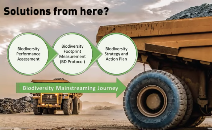 ClimateWeekSA's tweet photo. βBusinesses both depend on and affect biodiversity. The @wef has identified global risks to businesses and biodiversity loss is one of them.β β Dr Gabi Teren, @TheEWT.
We must come up with "nature-positive" solutions that benefit companies. #ForNatureRSA #BiodiversityDay https://t.co/BYcz3lTq42