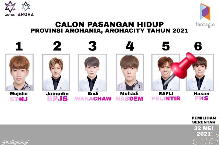 astlocky's tweet photo. GW MAU IKUTAN WALAU TELAT ๐ญ๐ญ๐ญ
I vote #PELINTIR for #PemiluAroha2021 #ASTRO #์์คํธ๋ก @offclASTRO https://t.co/jphWIcdrEs