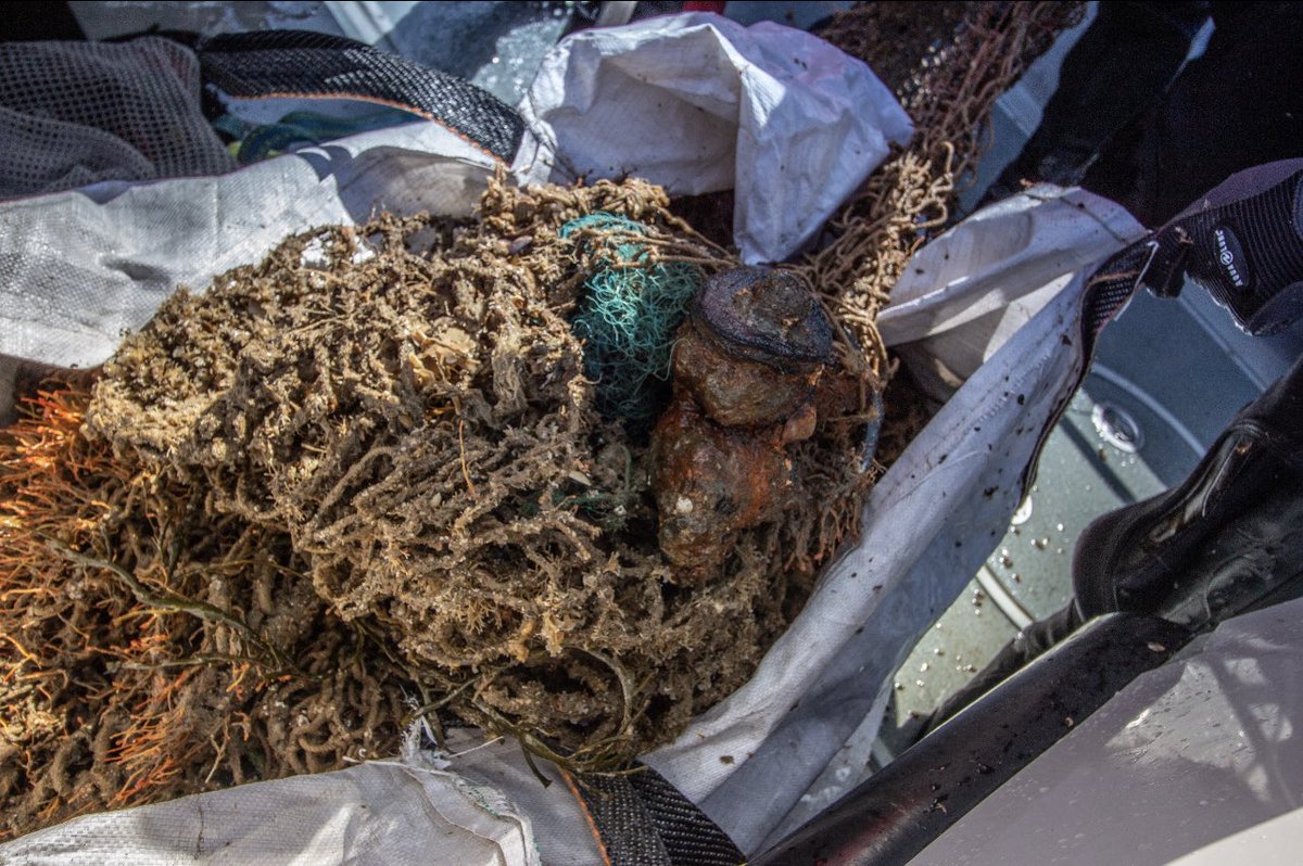 ghost_fishinguk's tweet photo. Hello @BBCWomansHour Our @CGrosart has been busy for the last couple of days! Pulling ghost nets up from the wreck of the Pentyrch just off Brighton.

#powerlist2020 🤿♥️🌎 https://t.co/oVGHWWw610