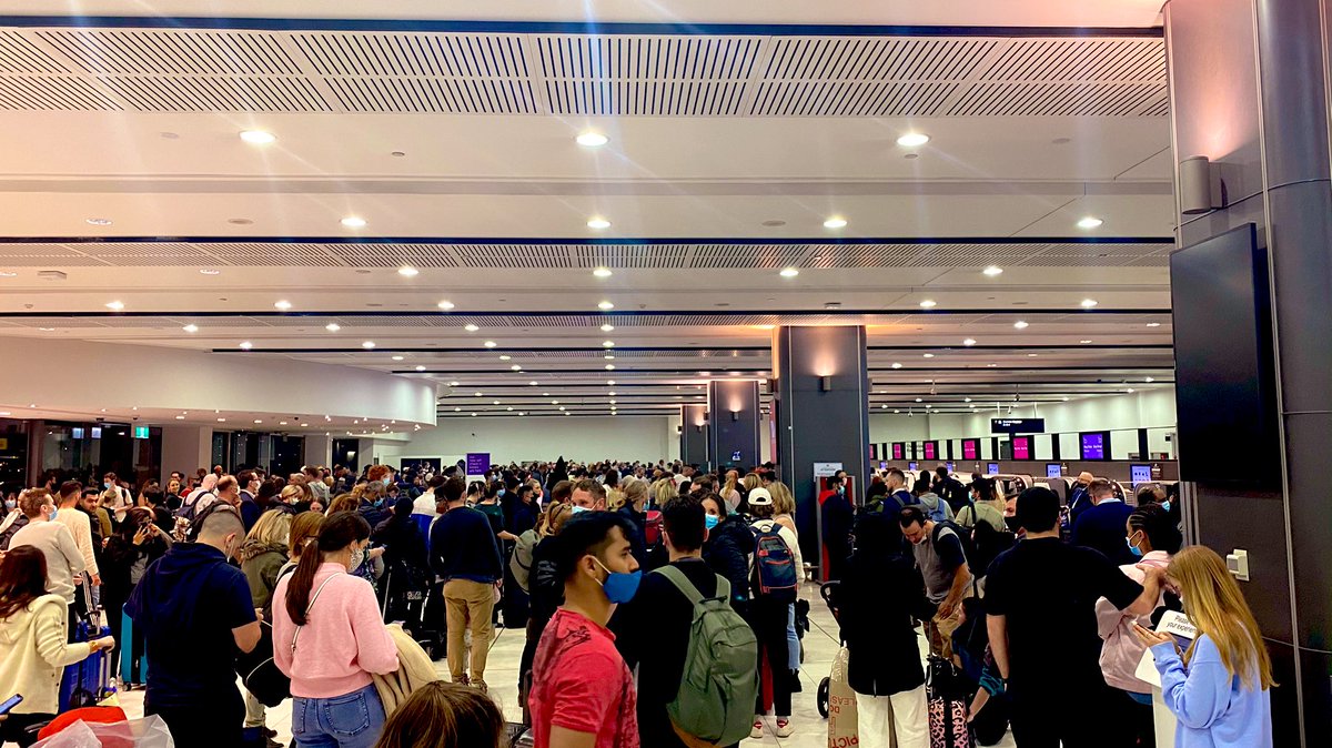 Rachael Angley (@rachaelangley) on Twitter photo Absolute mess at check in at Melbourne Airport for <a href="/VirginAustralia/">Virgin Australia</a>. In a line and unsure what to do #systemoutage #globalitoutage Absolute mess at check in at Melbourne Airport for <a href="/VirginAustralia/">Virgin Australia</a>. In a line and unsure what to do #systemoutage #globalitoutage