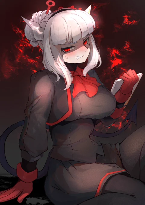 Lucy(Lucifer)
#Helltakerfanart  #Helltaker 