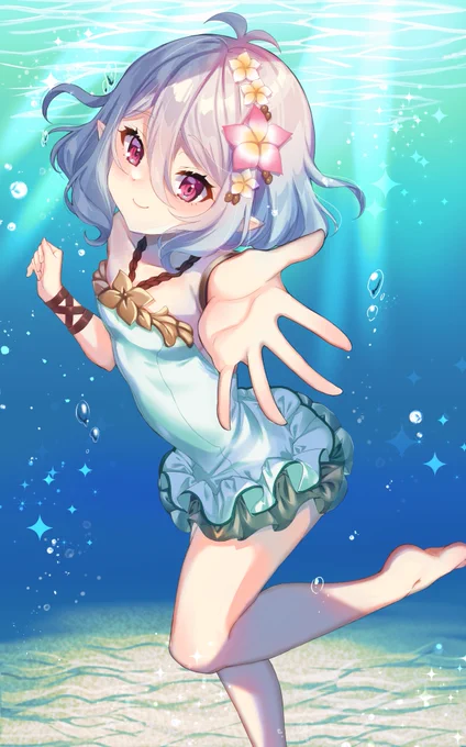 水着コッコロちゃん
#プリコネR 