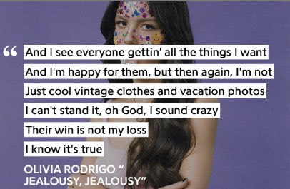 elizacgilpin's tweet photo. i am convinced olivia rodrigo has a chip in my brain bc what the fuck https://t.co/NyrkD9VDQ2