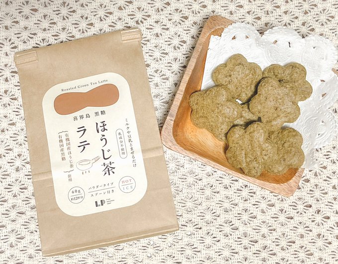 LPさん(@LP71119597 )にラテの素をいただいたので、クッキーを焼いてみました🍪
あけた瞬間にほうじ茶のいい香りがして最高です😭♡

同封してくださった麦茶も美味しくて、夏が楽しみになってきた🐠! 