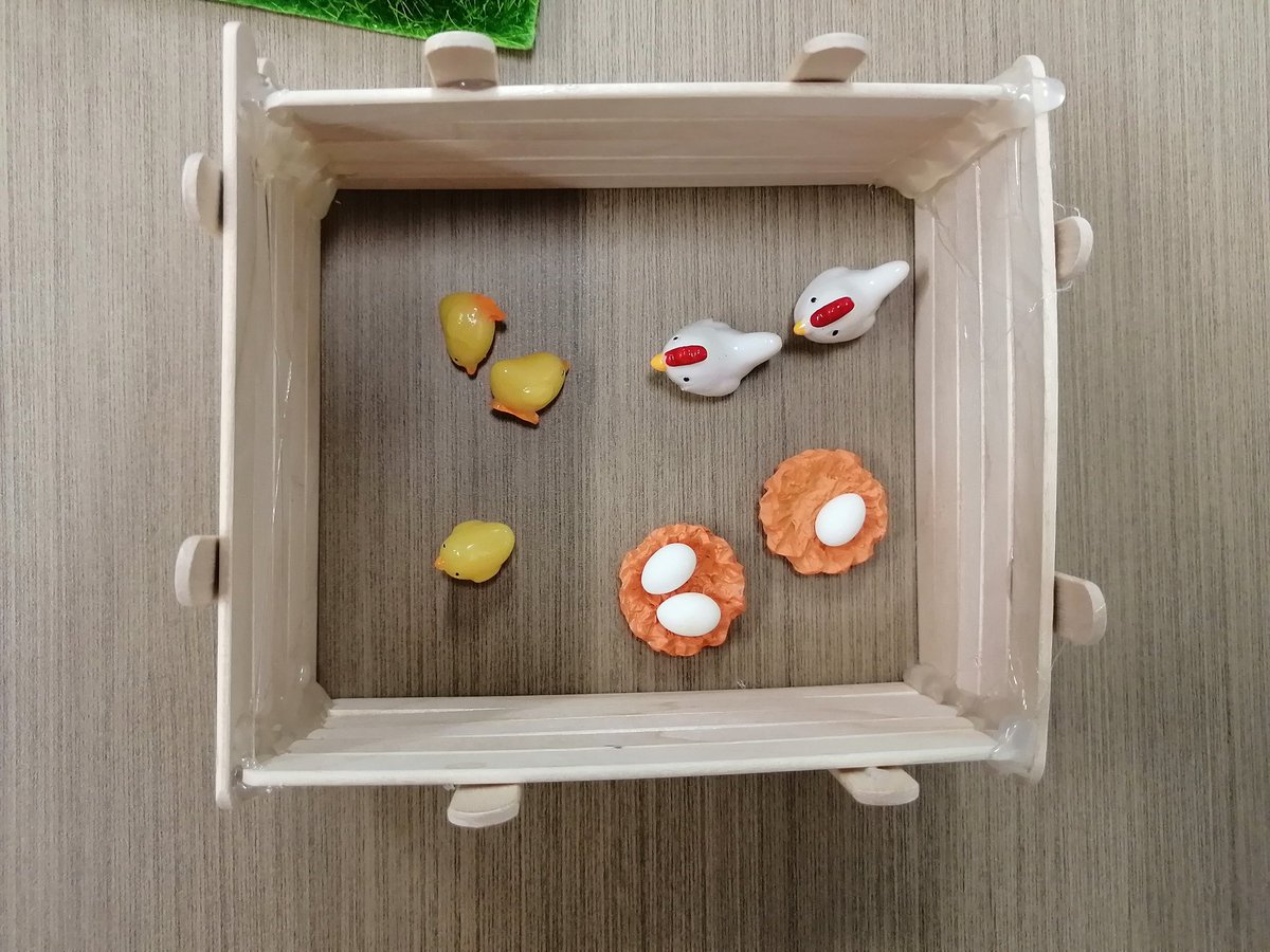 In a 2-hour tutorial, our  preservice teachers created this doll house from scratch! So much fun exploring teaching strategies, ideas of self-made play materials, and working collaboratively. We brainstormed, planed and worked in smaller groups completing different tasks! 😊💝