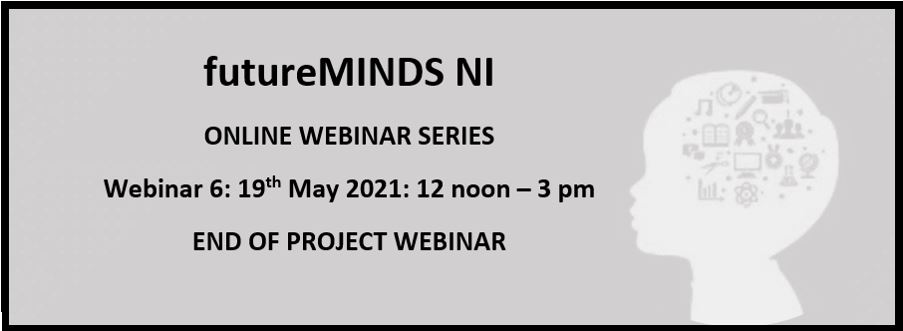 We are delighted that the recording of the final futureMINDS NI online Webinar is now available to view at youtube.com/watch?v=_OYN-a… Thank you to everyone who has contributed over the last year to make these webinars such a great success!