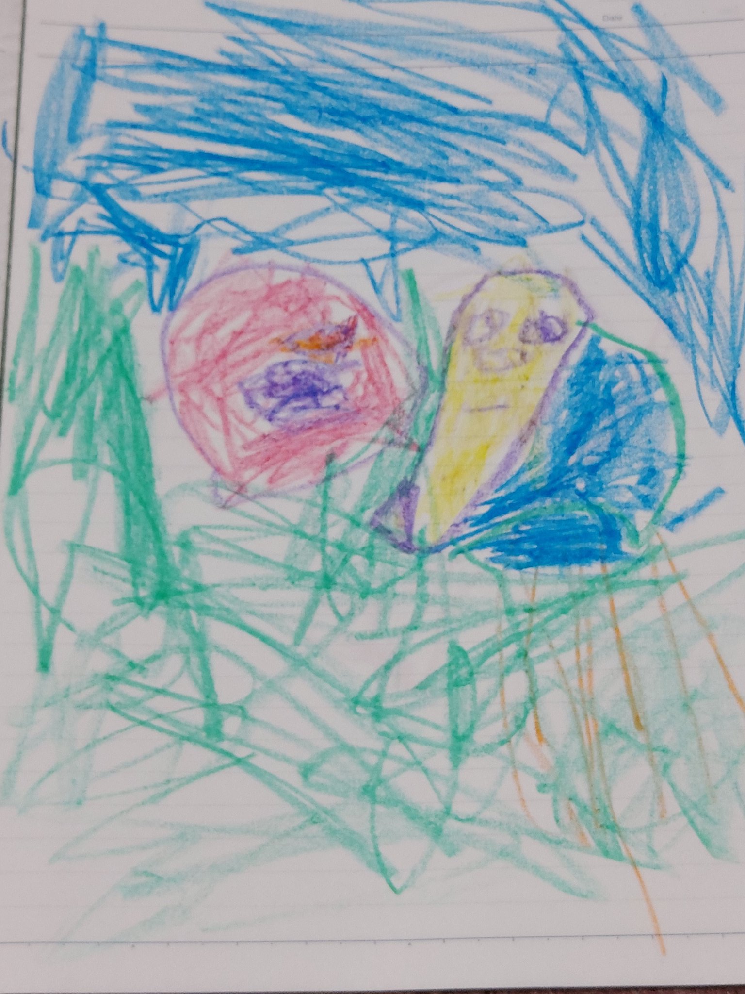ハル 3歳の娘が絵を描いてる 子供の描いた絵には 感動しかない 色使いとその発想力には大人にはなくなったものを感じる 子供の絵 子供の描いた絵 3歳児の絵 3歳の絵 イラスト 子供が描く絵 T Co Kw3qzfbe1l Twitter