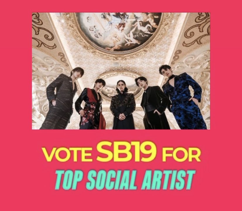 Let’s continue voting <a href="/SB19Official/">SB19 Official</a> for #BBMAsTopSocial <a href="/BBMAs/">Billboard Music Awards</a> 🤩⚡️