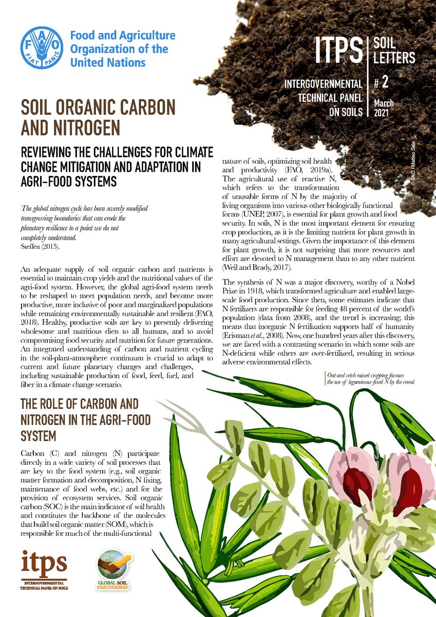 Best4Soil's tweet photo. Soil organic carbon is the main indicator of #soilhealth. Soil organic matter is essential to achieve a healthy and pathogen-free soil
#GreenManure #OrganicAmendment #Compost #Vermicompost #Biosolarisation #ASD #SOM #FAO
https://t.co/6ZvJgiwuGe https://t.co/sCucZGSMdY