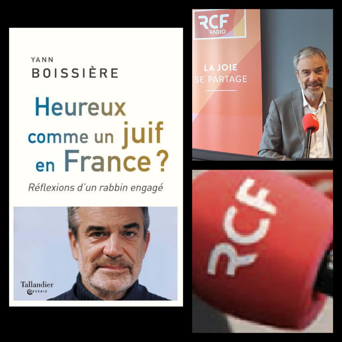 Merci à Sarah Brunel pour sa très belle interview dans son émission sur <a href="/radiorcf/">RCF</a> autour de mon livre Heureux comme  un juif en France--Réflexions d'un rabbin engagé".
On RE-ECOUTE ? rcf.fr/spiritualite/h…
<a href="/Ed_Tallandier/">Éditions Tallandier</a> <a href="/JudaismeM/">Judaïsme En Mouvement</a>