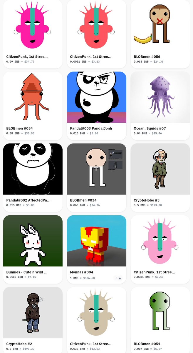 redhatchc_nft's tweet photo. Check out my big collection.

BLOBmen 60 minted, 42 sold.
Bunnies - Cute n Wild 15 minted, 11 sold. Don't be late for them.

https://t.co/DSagZrX02Y

#NFTs #NFT #nftart #nftcollector #NFTartist #nftcollectors #pixelart #blobmen #cutenwild https://t.co/05P2C9cwf9